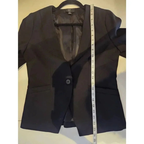 J. Crew 365 Blazer 6 Tall Black - Picture 7 of 8